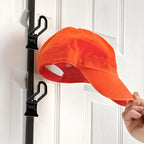 Perfect Curve Hat Organizer CapRack 2-Pack | Over-The-Door Hat Rack and Organizer | Baseball Cap Rack | Hat Rack for Door | 4