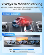 AZDOME M200 Mini Dash Cam WiFi Dashcam - Single Channel Dash Cam for Broad Road Coverage - Built-in WiFi - Full HD Resolution