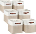 Kntiwiwo Fabric Storage Cubes 10.5”x10.5”x11” Cube Storage Bins for Closet Organizers and Storage Shelves Foldable Storage Bi