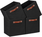 Temary 11x11 Storage Cubes Fabric Cube Storage Bins with Handles Clothes Storage Boxes Baskets for Organizing Home, Shelf, Cl