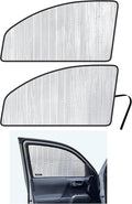 YelloPro Side Window Front Seat Reflective Sunshade Custom Fit for 2016 2017 2018 2019 2020 2021 2022 2023 Toyota Tacoma, TRD Off-Road, SR, SR5, TRD Sport, TRD Pro, Limited 2Dr 4Dr Accessories (2pcs)