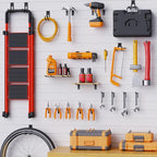 Heavy Duty Slatwall Hooks 40PCS - Black Garage & Workshop Organizers for Standard Panels