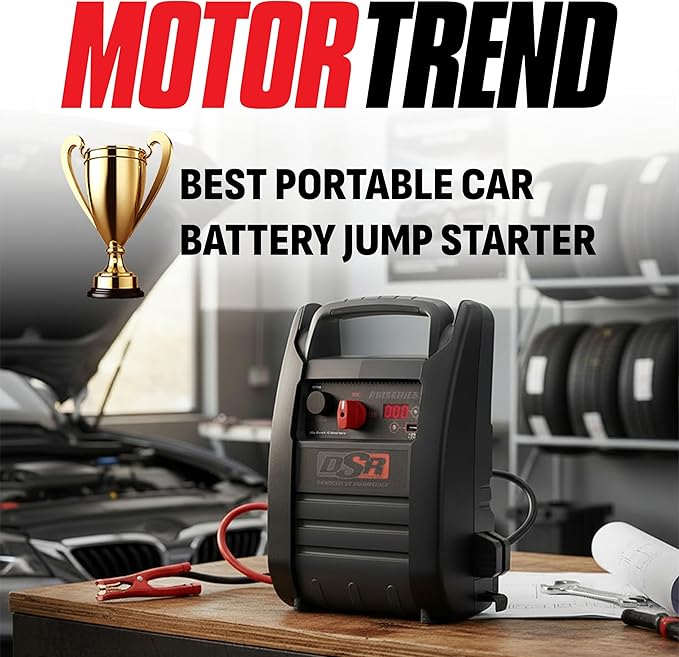 Schumacher Electric DSR ProSeries Car Battery Jump Starter - 2200 Peak Amp 12V Car Starter, Jump Box & Portable Power