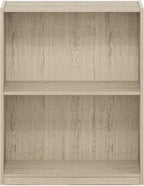 Furinno Gruen 2-Tier Open Shelf Bookcase, Metropolitan Pine