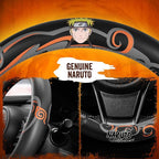 Naruto Shippuden Car Steering Wheel Cover, 15 Inch Anime Steering Wheel Cover, Cushioned Soft Comfortable Cover Anime Car Accessories for Men Women, Nine Tails