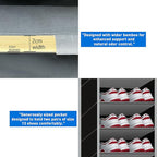 Heavy-Duty, Over The Door Shoe Organizer, Extra Large 10 Tiers, Over Door Shoe Organizer, Coated Hooks Grip Firmly Without Sc