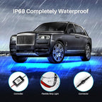 Underglow Kit for Car, Car Led Underglow Lights for Trucks with App and Remote Control, 16 Million RGB Colors, 29 Preset Modes, Music & DIY Mode, Under Car Led Lights Exterior for SUVs, Trucks, DV 12V