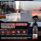 Anti Fog Spray for Glass & Windshield Defogger – 24H Long Lasting Prevention for Car, Mirrors, Windows, Goggles, Shower Door 