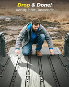 3W Truck Bed Mat for Ford Ranger (5FT, 59.6" Bed) 2024-2026 Vehicle Bed Mat, Vehicle Bed Mat Custom Fit Flush All Weather Protection TPE Pickup Car Bed Cargo Trunk Liner for Ranger