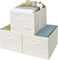 GRANNY SAYS Cloth Storage Bin with Label Holder, Closet Organizers and Storage Shelves, Sweater Storage Boxes for Closet Room