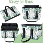Reusable Grocery Bag, Foldable Large Shopping Tote Bag for Groceries Kitchen Picnic Car Trunk