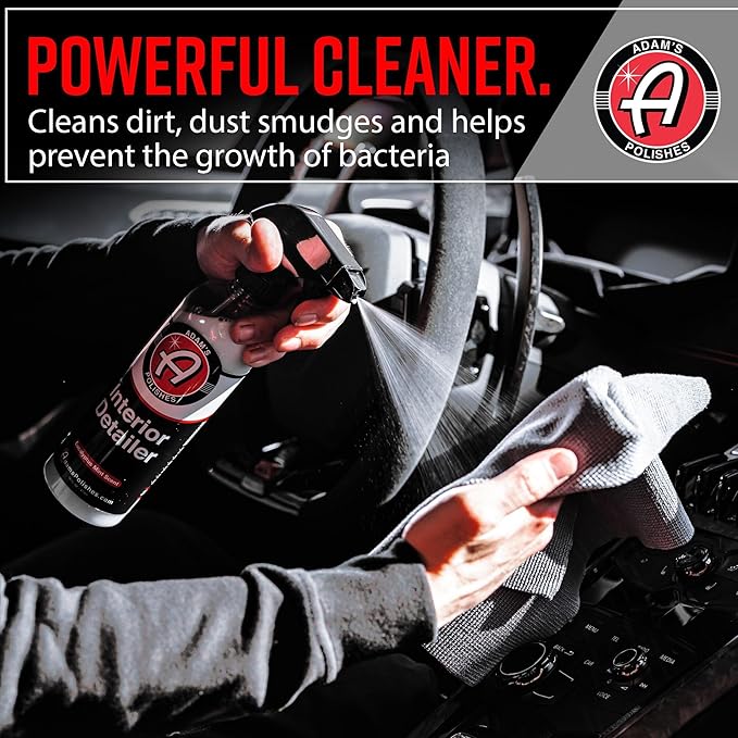 Adam's Polishes Interior Detailer 16 fl. oz - Total Car Cleaner, Protectant & Dressing | All Purpose Leather Conditioner | Vi