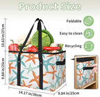 Reusable Grocery Bag, Foldable Large Shopping Tote Bag for Groceries Kitchen Picnic Car Trunk
