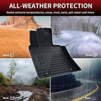 LASFIT Floor Mats for Toyota Camry 2025-2026 Hybrid/LE/SE/XSE/XLE, All Weather Custom Fit TPE Floor Liner for Camry 2025 Front & Rear 2 Row Car Mats, Black.