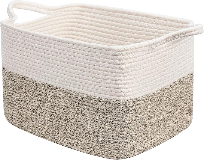 Goodpick Woven Storage Baskets for Organizing, Baby Basket for Gifts, Dog Toy Storage Bins for Shelves, Cute Baskets for Home