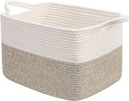 Goodpick Woven Storage Baskets for Organizing, Baby Basket for Gifts, Dog Toy Storage Bins for Shelves, Cute Baskets for Home