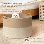 INDRESSME 115L Extra Large Woven Baskets for Storage, Wicker Basket for Living Room Decor Laundry Baskets for Blankets Clothe