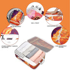 Compression Packing Cubes for Travel, 8 Set National Park Luggage Organizers, Waterproof Expandable/Compression Bags Travel P