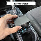 JKCOVER Center Console Coin Box Organizer Compatible with 2016-2020 2021 2022 2023 Toyota Tacoma Accessories Armrest Insert ABS Plastic Coin Holder Secondary Storage Box