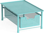 Simple Houseware Stackable Cabinet Basket Drawer Organizer, Turquoise