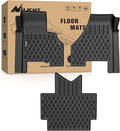 Nilight TPE Floor Mats for Freightliner Cascadia 2018 2019 2020 2021 2022 2023 All Weather Custom Fit Heavy Duty Floor Liners