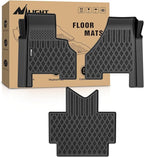Nilight TPE Floor Mats for Freightliner Cascadia 2018 2019 2020 2021 2022 2023 All Weather Custom Fit Heavy Duty Floor Liners