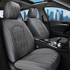 Coverado Car Seat Cover Full Set, Waterproof Front and Back Seat Covers for Cars, 5-Pack Leather Seat Covers, Car Seat Protec
