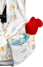 Niko Easy-Wash Children's Car Seat Cover & Liner - 100% Cotton Jersey - Owl Cream/Multi - Fits Most Toddler Car Seats - Unive