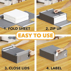 SpaceAid 9 Pack Bed Sheet Organizers and Storage, Foldable Sheet Organizer with Window for Linen Closet, Set Folder Keeper fo