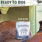Snowshoe Leather Conditioner, Made in USA Since 1927 - Protect, Condition, Restore & Waterproof - Leather Conditioner for Fur