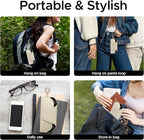 Magnetic Sunglass Holder for Car Visor, Travel Sunglasses Case with Clip for Purse, Eyeglasses Case