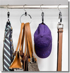 Rolly Hanger® Closet Space Saver – Premium Rotating Aluminum Organizer for Belts, Ties, Hats & Handbags – Heavy Duty 360° Swi