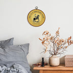 KSDUT Western Cowboy Wall Art Decor - Yellow Preppy Trendy Southwestern Wall Art Canvas Frame Hanging Prints, Foyer Entryway 