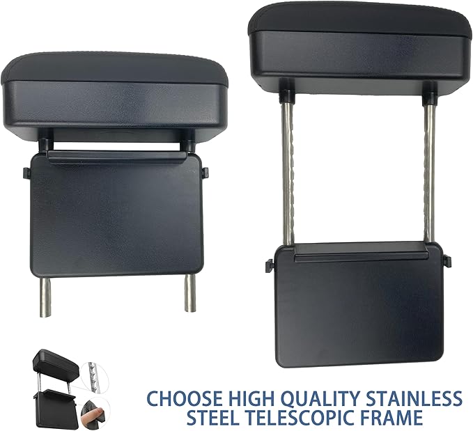 Arm Rest for Car,Car armrest Car arm Rest,Seat Gap Storage Box,Car Seat Gap Filler Organizer,Forearm Wrist Support Adjustable Armrest,Car Central Liftable Armres Storage Organizer Box Black