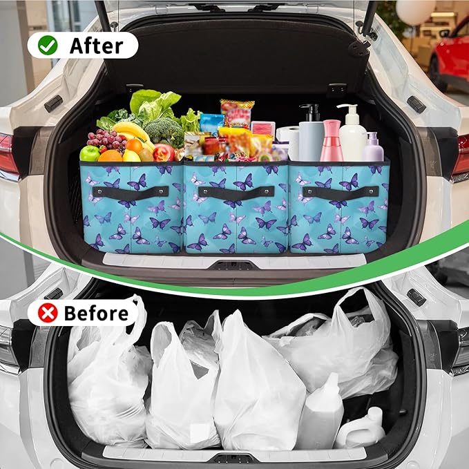 Reusable Grocery Bags Heavy Duty Shopping Bags Foldable Large Tote Bags with Long Handles & Hard Bottom