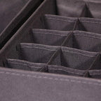 DIOMMELL 4 Pack Foldable Cloth Storage Box Closet Dresser Drawer Organizer Fabric Baskets Bins Containers Divider for Clothes