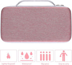 khanka Hard Travel Case Replacement for Halo Bolt 58830/57720 / Air 58830 / ACDC Max 55500 mWh Portable Emergency Power Kit, Portable Phone Laptop Charger, Case Only (Pink)