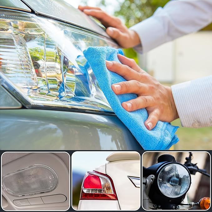AWINNER Headlight Restoration Kit, Restore Cloudy Lights, Easy Non-Power Tool Process, Lasts Vehicle Ownership