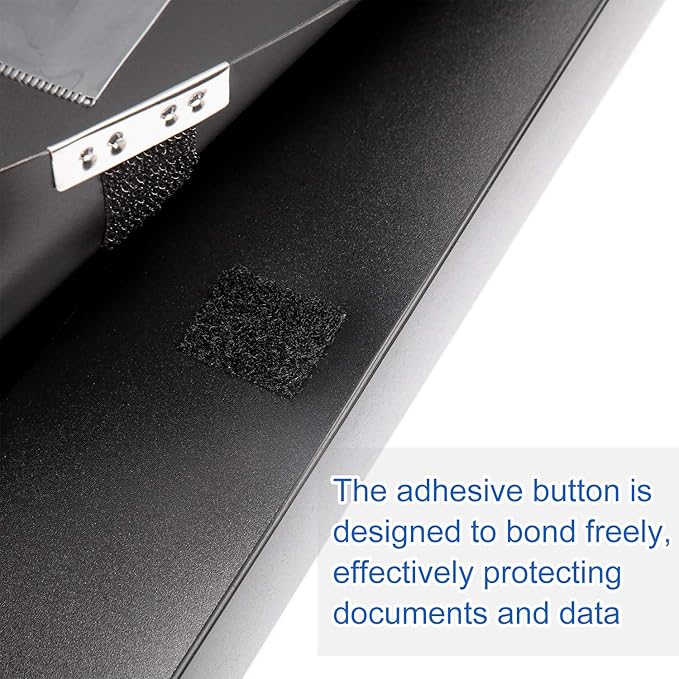 A4 Storage File Boxes Plastic Archives Cases with Lid, File Folder Organizer Document Filing Box for Office, Letter Size Pape