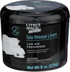 Citrus Magic On The Go Solid Air Absorber Sea Breeze Linen, 8-Ounces Each (866472509) (Pack of 12)