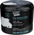 Citrus Magic On The Go Solid Air Absorber Sea Breeze Linen, Pack of 3, 8-Ounces Each (866472509)