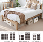 Under Bed Shoe Storage Organizer with Under Bed Storage Bins