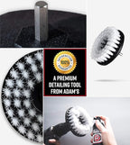 Adam's Polishes Carpet Drill Brush - A Cleaning Tool Attachment For Scrubbing/Cleaning Carpet, Upholstery, Leather Seats & Ch