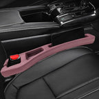 2 PCS Car Seat Gap Filler Organizer, No Drop Vehicle Seam Plug Organizer with Storage Slot, Multifunctional Console Side Gap Filler for Most Vehicles, Car Accessories (Red)