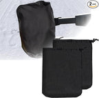 2Pcs Side Mirror Covers, Waterproof Car Side Mirror Protection for Snow, Ice, Bird Droppings - Suit Fit for Trucks, Winter Rearview Guard, Auto Exterior Accessories with Drawstrings