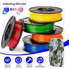 3 Packs Gun Safe Dehumidifier 40 Gram Reusable Indicating Silica Gel Desiccant Canister- Camouflage Rechargeable Humidity