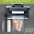 Potane 8 Pack 8"x20'(8Rolls) Thickened Vacuum Sealer Bags For Food, Textures on Both Sides, Smell-Proof, Heavy Duty for POTAN