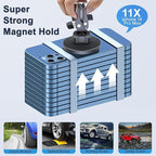 Car Vent Phone Mount - Magnetic Phone Holder for Car, Very Strong Magnet, Upgrade Adjustable Screw AC Mount, Compatible with MagSafe, iPhone, Galaxy, Pixel & Other Smartphones, 360 Rotation