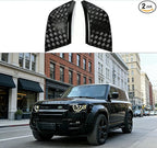 Front Wheel Arch Covers for Land Rover Defender 2020-2025 | Black Body Anti-Scratch Protection Cover Trim Kit Compatible | Defender 90 110 130 Accessories | Easy Installation | Decoration Armor