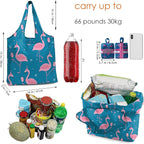 BeeGreen Reusable Grocery Shopping Bag -Travel Tote Bag - Foldable Compact Sturdy Bags